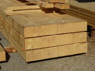 Les différentes sections de bois à la vente